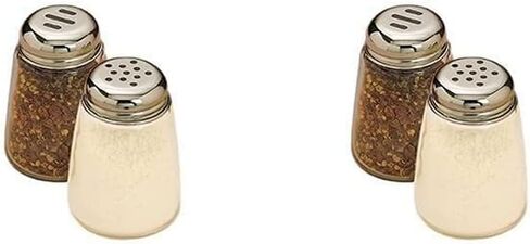 American METALCRAFT, Inc. 3309 Shaker, Glass with Spice Top, 8oz. Capacity, 2-3/4' Dia., 3-7/8' H, 1 Count (Pack of 1) in Saudi Arabia
