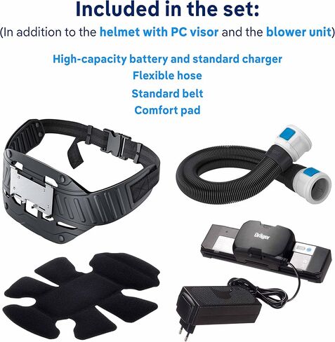 مجموعة جهاز التنفس الصناعي لتنقية الهواء (PAPR) من Dräger X-plore 8500 in Kuwait