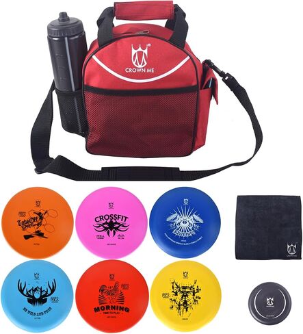 Disc Golf Set with 6 Discs and Mini Disc and Starter Disc Golf Bag in Saudi Arabia