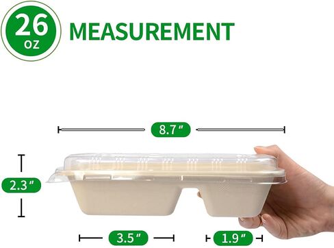 50 Pack 32 oz Paper Meal Prep Bowls with Lids for Salad, Pasta, Nacho, Burrito, Paper Meal Prep Container Take Out Food Container with Lid (50 bowls 50 lids) in Saudi Arabia