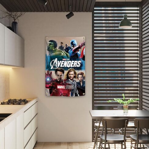 OuTfyt Animation Avengers Courageous Heroes Art Tapestry 2×3FT The Best Decoration For The Walls Of Boys' or Children's Rooms in Saudi Arabia