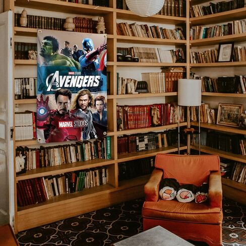 OuTfyt Animation Avengers Courageous Heroes Art Tapestry 2×3FT The Best Decoration For The Walls Of Boys' or Children's Rooms in Saudi Arabia