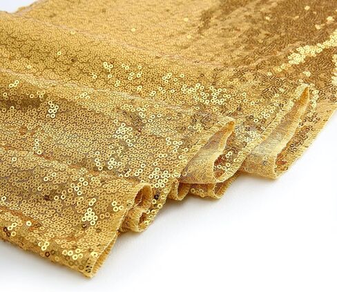 Black Sequin Table Runner 1Pack 12 x 108 inch Long Table Runners,Glitter Shiny Fabric Runner for Round Rectangle Table Decorations Reception Party Event Wedding Birthday Halloween Graduation in Saudi Arabia