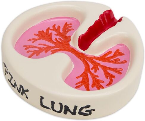 ZORZA 1 قطعة منفضة سجائر إبداعية على شكل الرئة من الراتنج المرح لديكور سطح الطاولة المنزلي، هدية فريدة للرجال والنساء in Kuwait