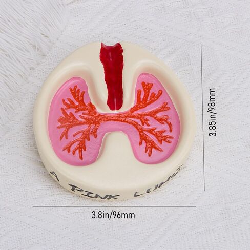 ZORZA 1 قطعة منفضة سجائر إبداعية على شكل الرئة من الراتنج المرح لديكور سطح الطاولة المنزلي، هدية فريدة للرجال والنساء in Kuwait