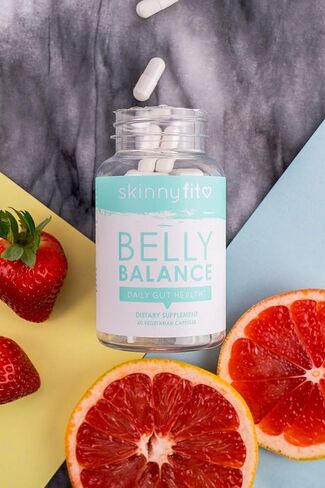 مكمل بروبيوتيك لتوازن البطن من سكيني فيت لصحة الجهاز الهضمي والأمعاء، الإصدار المستهدف للنساء والرجال (60 كبسولة نباتية) in Kuwait