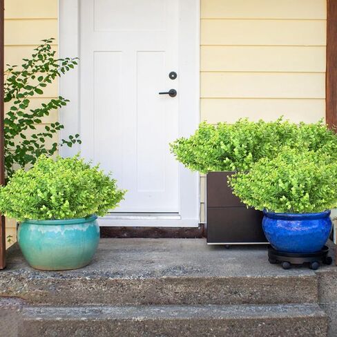 12 Bundles Artificial Plants, Fake Wheat Grass Outdoor Faux Plastic Plants for Garden Patio Porch Window Box Home Wedding Farmhouse Office Garden Outdoor Décor in Saudi Arabia