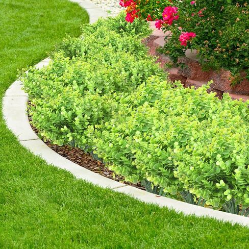 12 Bundles Artificial Plants, Fake Wheat Grass Outdoor Faux Plastic Plants for Garden Patio Porch Window Box Home Wedding Farmhouse Office Garden Outdoor Décor in Saudi Arabia