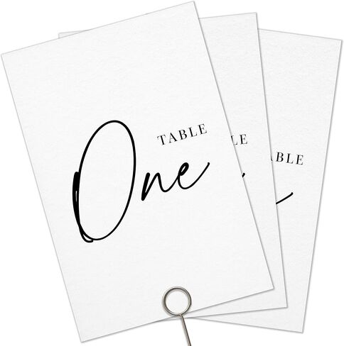 Wedding Table Numbers - Gold Table Numbers for Wedding Reception - Table Number Cards - Table Wedding Number Cards - Table Numbers 1-30 in Saudi Arabia