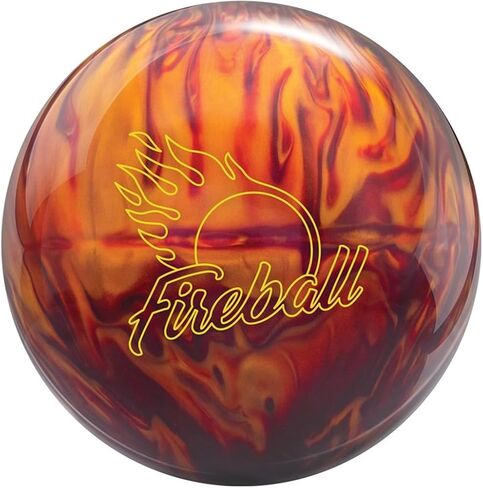 Ebonite PRE-DRILLED Fireball Bowling Ball - Red/Gold 12lbs in Saudi Arabia