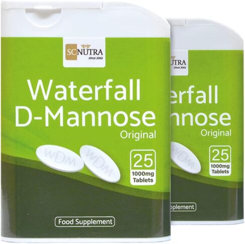 أقراص D-Mannose 1000 مجم - شلال D-Mannose مصدره طبيعي من خشب البتولا - 50 قرصًا - SC Nutra (علاجات حلوة) in Saudi Arabia