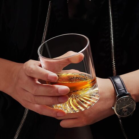 Whiskey Glasses Old Fashioned Glasses Set of 4 12oz Rocks Glasses Gift for Men Women Drinking Bourbon Scotch Cocktails Rum Cognac Vodka at Home Bar in Saudi Arabia