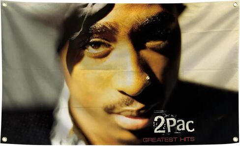 Rapper Tapestry Album Cover Banner 3x5ft With 4 Brass Grommets For College Dorm Room Parties Bedroom in Saudi Arabia