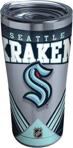 Tervis Triple Walled NHL Seattle Kraken Insulated Tumbler Cup Keeps Drinks Cold & Hot, 30oz - Stainless Steel, Ice in Saudi Arabia