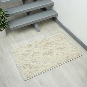 LUXE WEAVERS Jasper Collection 689 Beige 4x5 Modern Abstract Area Rug