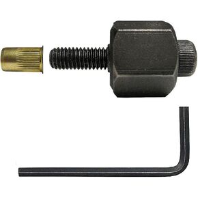 Hanson Rivet HAND-THREADED INSERT INSTALLATION TOOL FOR 10-32 SIZED INSERTS. DESIGNED FOR ALUMINUM & STEEL THREADED INSERTS, IT IS VERY EASY TO USE AND COMES COMPLETE WITH AN INSTRUCTION MANUAL.