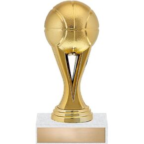 Crown Awards 5" Basketball Trophies - Basketball Sport Trophy with Customized Text Prime