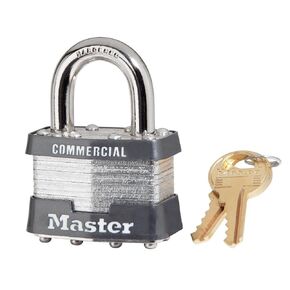 Keyed Padlock, Alike, 1-3/4"W