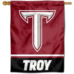 Troy Trojans House Flag Banner