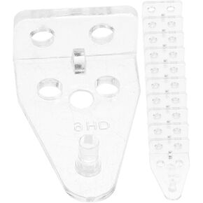 Artibetter 40 Pcs Blind Hook Clips to Hold Blinds in Place Valance Clips Curtain Hooks for Wall Bottom Rail Hold Bracket Blind Hole Transparent Curtains Tilt Hook Blush Vertical Plastic