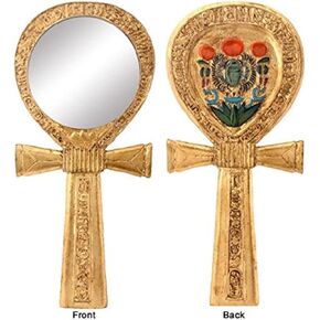 Ankh Egyptian Mirror Collectible Egypt God Religious Symbol Figure