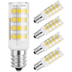 Candelabra LED Light Bulbs, E12 Candelabra Bulb 40 watt Equivalent,4W Warm White 3000K, Small Candelabra Bulbs Dimmable,Ceiling Fan Bulbs,Wall Sconces,Christmas lighting.(Pack fo 5)
