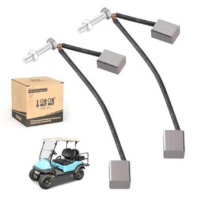 10L0L Golf Cart Advanced Starter/Generator Motor Brush Set Fits Club Car 2001-UP Precedent Gasoline Golf Cart, Replaces 103347301