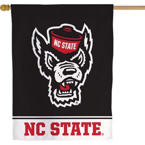 Desert Cactus North Carolina State University Flag Double Sided 3-Ply NCSU Wolfpack NC State Flags Banners 100% Polyester Indoor Outdoor (House Flag B)