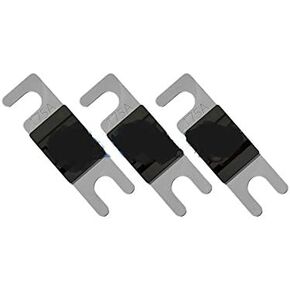 Stinger SPF58175 MIDI 175 Amp Fuses Chrome, 3-Pack Black