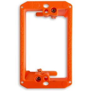 12 Pack Low Voltage Mounting Brackets 1 Gang for Drywall Outlet Cable Pass Through Wall Plates - Cable Wall Plate Bracket for Old Work, Telephone Wires, Network Cable, HDMI, Coaxial & Speaker Wire