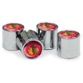WinCraft Chicago Blackhawks Valve Stem Caps