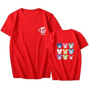 Kpop Twice Unisex T-Shirt Twice Cartoon Shirt NaYeon Sana Mina Momo Tzuyu Dahyun Tee Shirt