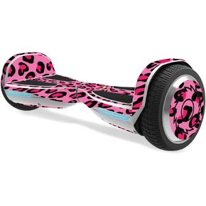 MightySkins Skin Compatible with Razor Hovertrax 1.5 Hover Board - Pink Leopard | Protective, Durable, and Unique Vinyl Decal wrap Cover | Easy to Apply, Remove, and Change Styles | Made in The USA