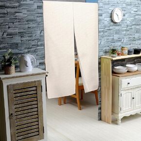 Leowefowa Japanese Noren Doorway Curtain Japanese Door Curtain Window Treatment Pure White Printed Doorway Tapestry for Privacy Partition Divider Panel Kitchen Home Decoration 28.3" Width x 47.2" Long