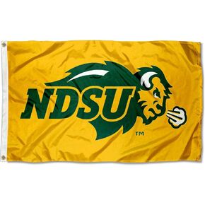 College Flags & Banners Co. North Dakota State Yellow Flag Large 3x5