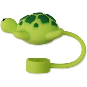 Turtle Straw Cap Straw Cover for Stanley Cup, 10mm Silicone Straw Covers Cap for Stanley Cup Accessories, Cute Straw Topper for Tumblers, Straw Cap Stopper for Reusable Straws Tip Lids (DM356)