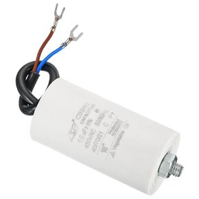PATIKIL CBB60 30uF Running Capacitor, AC 450V 2 Wires 50/60Hz Cylinder Bottom with Screw 75x40mm for Washing Machine,Water Pump Motor Star