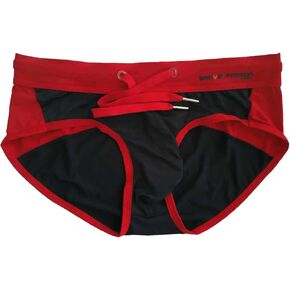 XIAYANG Trendy Underwear Men's Bikini Swim Trunks Shorts Beach Briefs Rope Belt Shorts