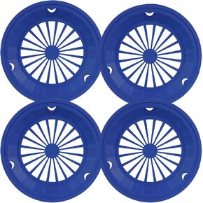 Sturdy Vented Paper Plate Holder - 4 Pack (Blue) in Kuwait