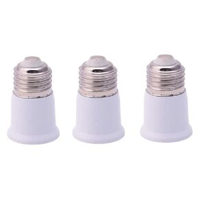 E26 Socket Extender, E26 to E26 Standard Medium Base, 2.56 inch Extension Socket Adapter, Light Bulb Socket Extension, Lamp Holder Adapter（3 Pack）