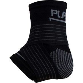 Ankle Brace Support Stabilizer – Compression Sleeve, Adjustable – Great for Running, Tennis, Sprains, Volleyball