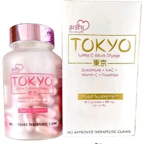 Tokyo White C-Block Dyfage Glutathione, 60 Capsules