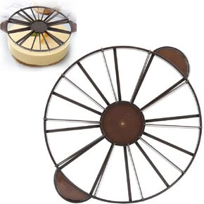 Cake Slicer for Even Slices, Cake Cutter Slicer, Cake Portion Marker, Household Round 10/12 Piece Bread Cake Divider Equal Portion Cutter Slice Marker Baking Tool