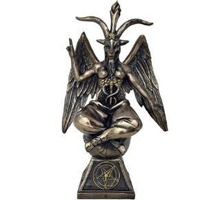 Ebros Gift Baphomet Figurine The Sabbatic Goat Decorative 9.5" H Statue
