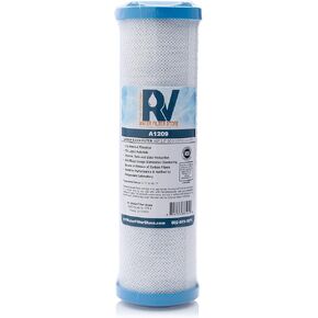 A1209 Essential 0.5 Micron Carbon Block Water Filter - High Capacity, Replacement Cartridge - 10" x 2.5" Unit, 1 Piece