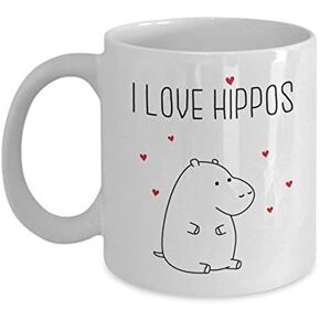 Hippopotamus Gifts, Hippo Mug, I Love Hippo Coffee Cup, Hippo Gifts for Women, Hippo Shaped Mug, Hippotwatamous Mug