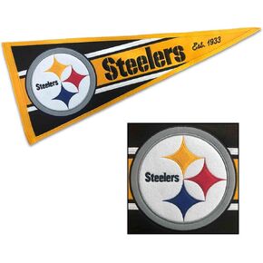 Pittsburgh Steelers Embroidered and Sewn Pennant