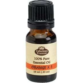 Orange x 5 (5 Fold) Pure Essential Oil 10ml Fabulous Frannie