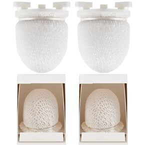 4 Pcs Gas Light Preformed Mantle Gas Lamp Mantles Gaslight Mantles Pre Formed Gas Light Mantel for Outdoor Indoor Gas Lights, White