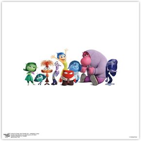Trends International Gallery Pops Disney Inside Out 2 - Emotions Group Wall Art, 12" x 12" Gallery Pops Wall Art, Unframed Version